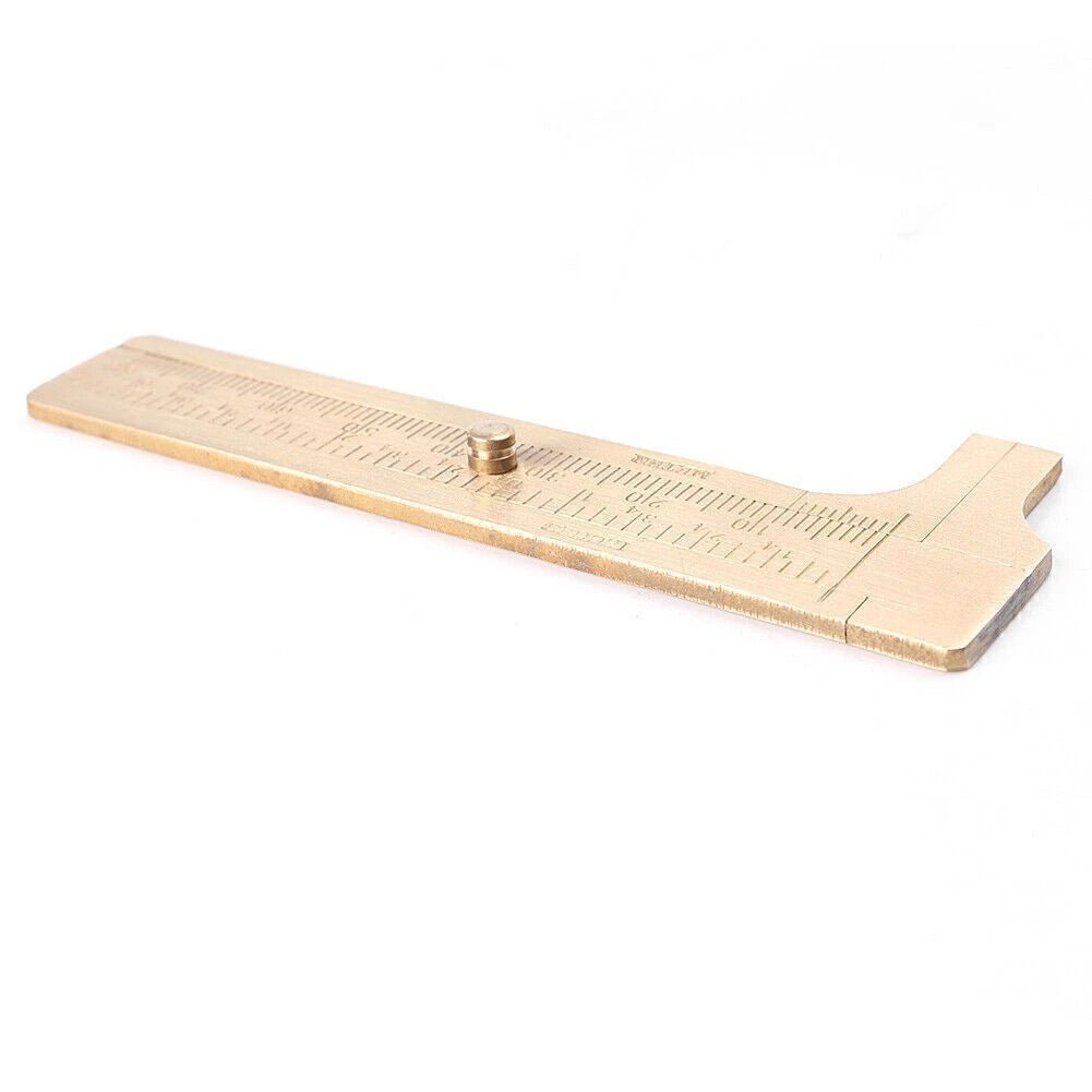 Mini Brass Sliding Gauge Vernier Caliper 80mm for Precision Measurement