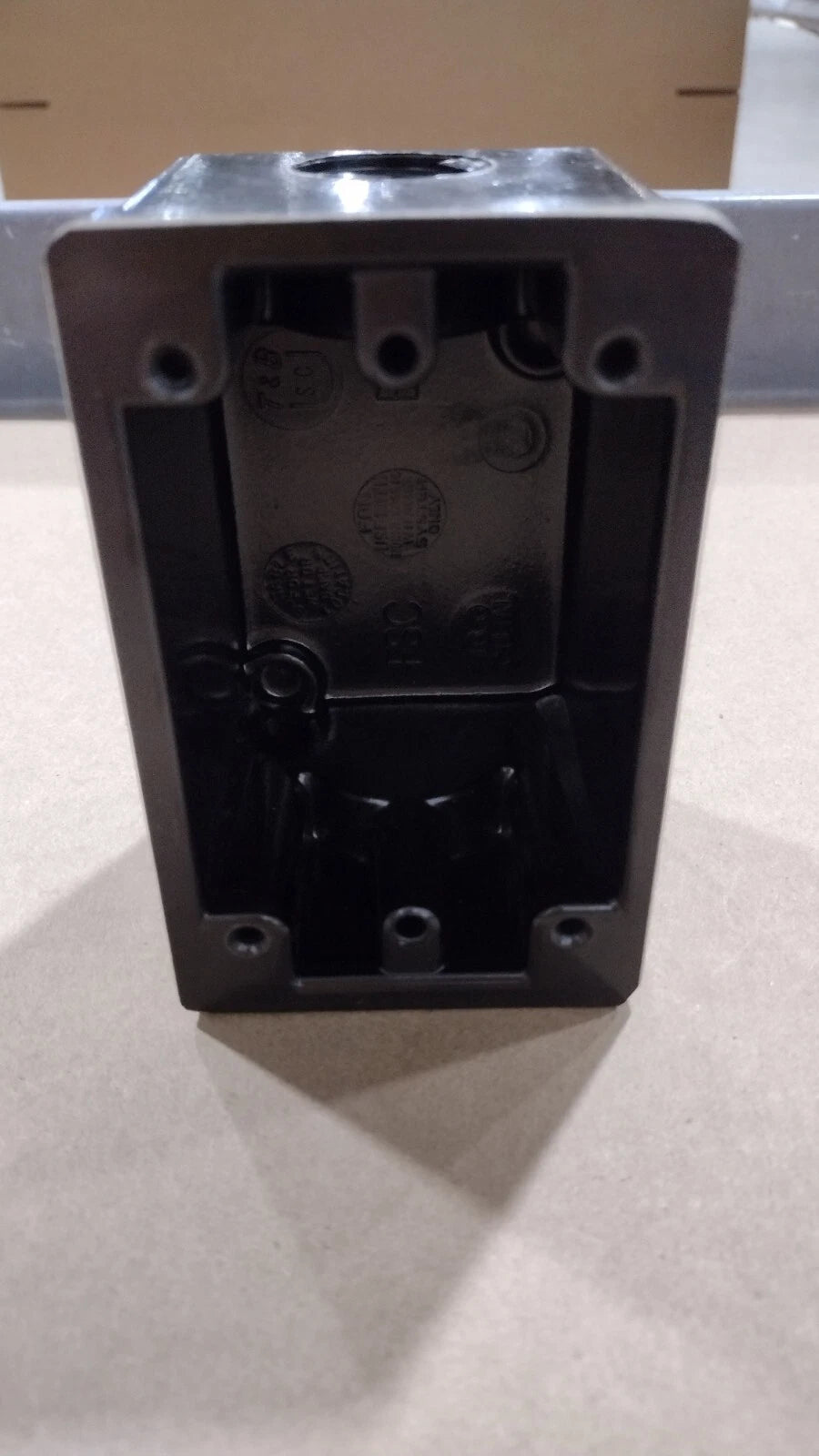 Marinco PH6619 FS Box with Cord Grip and PVC Adapter for Marinco (Open Package)