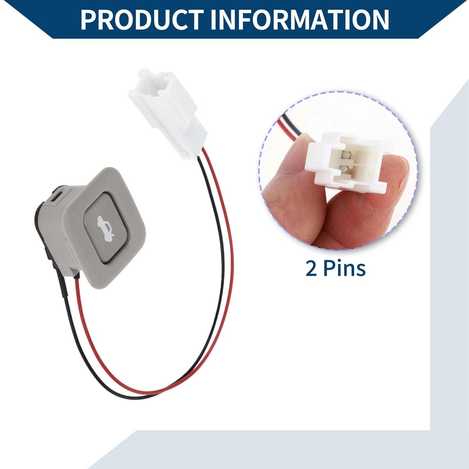 Trunk Lid Lock Release Push Switch for Hyundai Elantra (2011–2016)