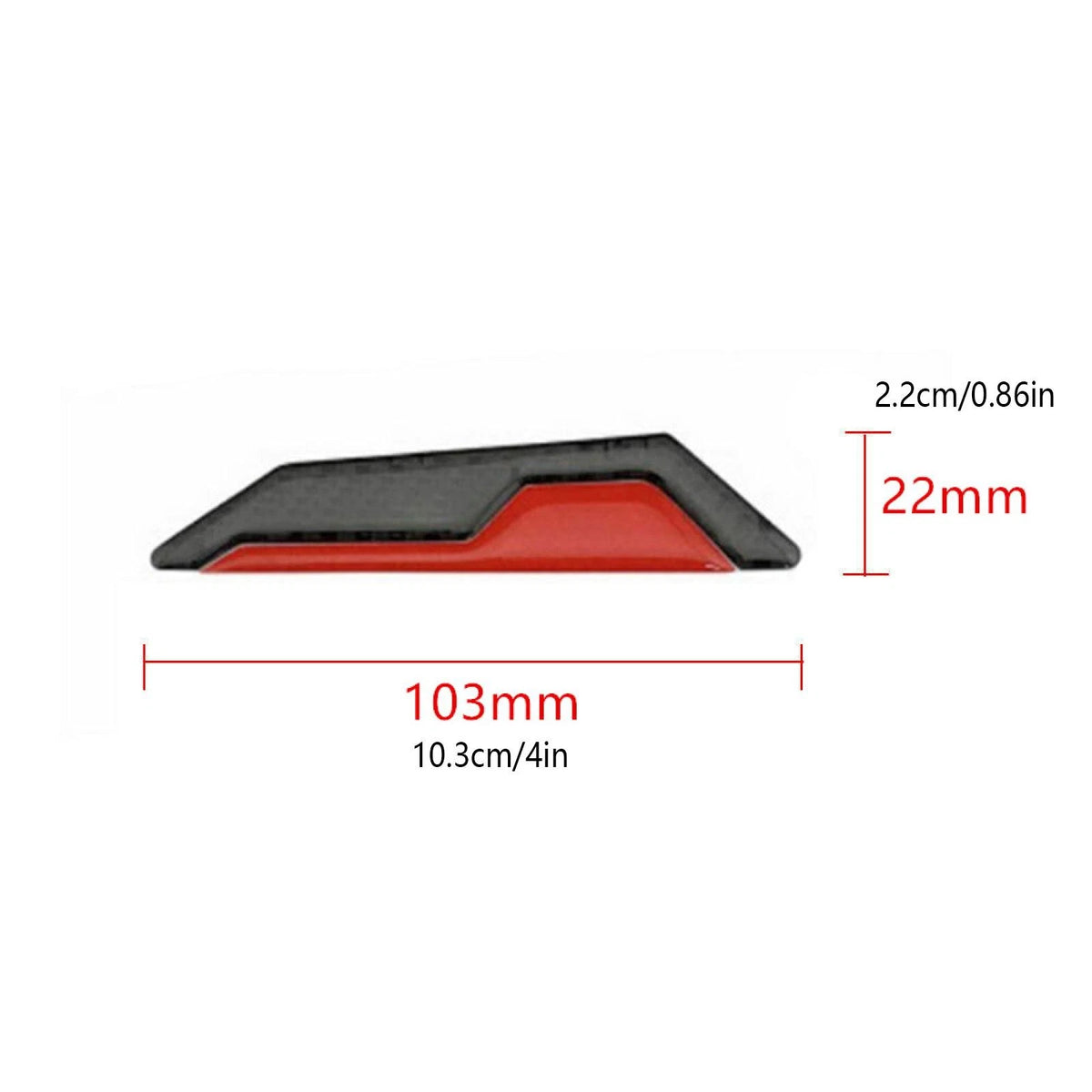Set of 4 Door Edge Scratch Protector Strips for Universal Vehicles