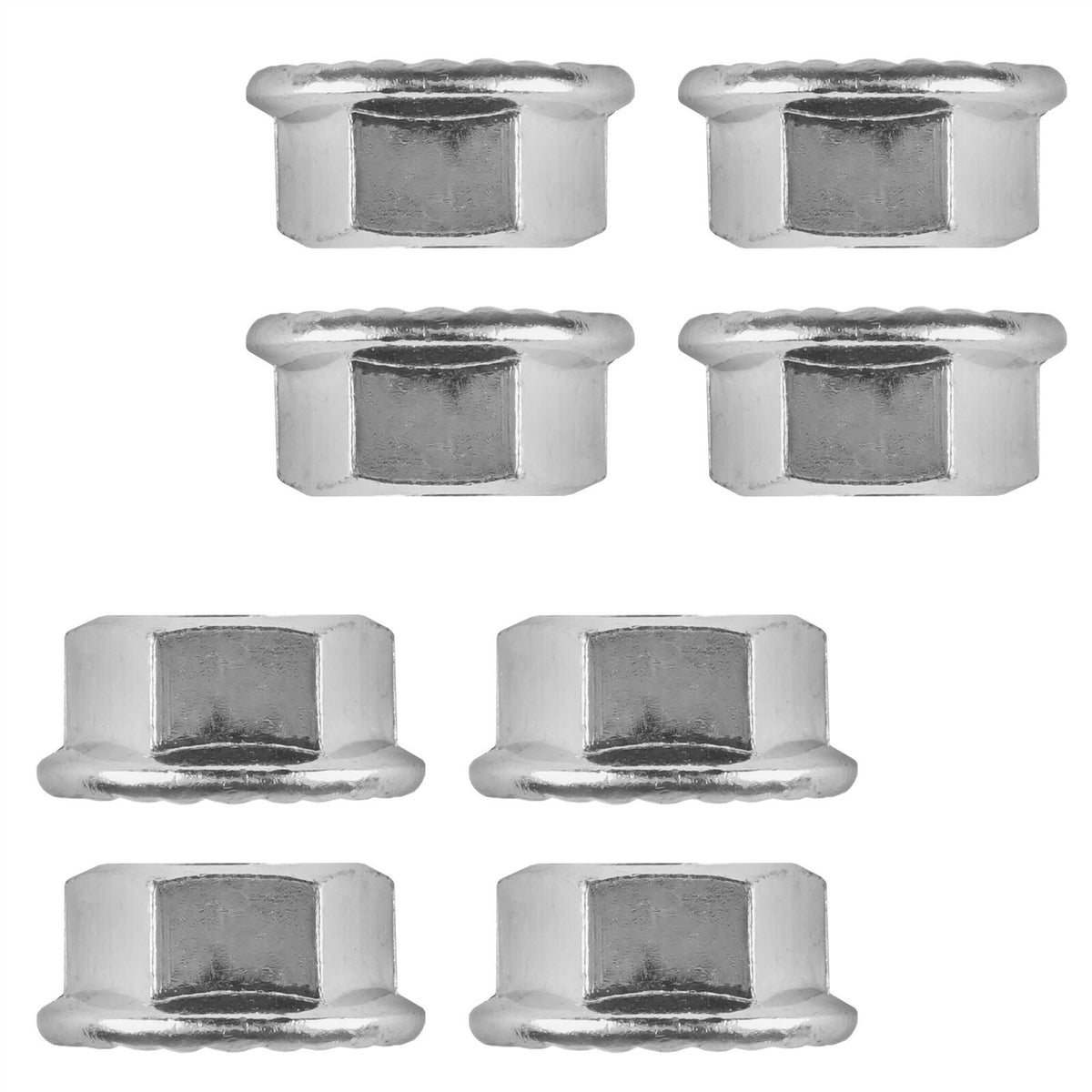 Flanged Serrated Wheel Nuts 3/8-24 Heavy Duty for Polaris (2000–2022)