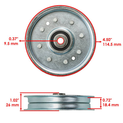 Idler Pulley Replacement for Gravely 40 inch Mowers (2000–2010)