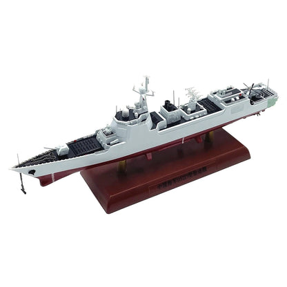 1/700 Scale China 052D Destroyer Model with Helicopter