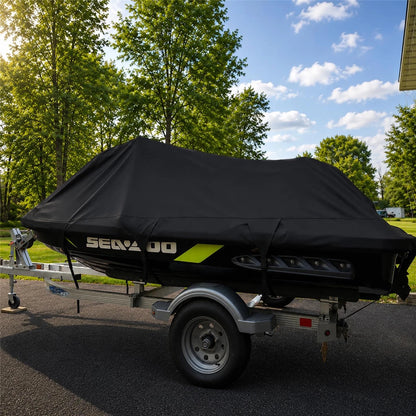 Jet Ski Cover for SeaDoo Bombardier GTI SE 155 (2007–2010) 600D Black