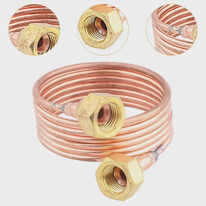 Flexible 3mm Copper Capillary Tube for Refrigerator and AC Applications