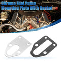 Fuel Pump Mounting Plate with Gasket Replacement for Chevy SBC Engine (1965–1979)