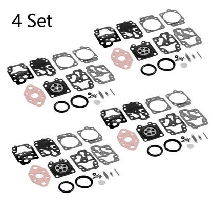 4 Set Carburetor Gasket Kit For Walbro K20-WYL Honda Gx22/31 Echo GT1100 Replace