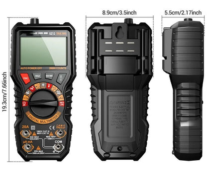 Dual Tube Digital Multimeter for AC DC Voltage Current