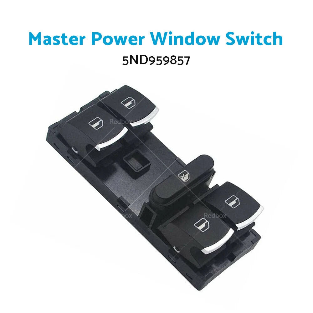 Master Power Window Switch for VW Golf Jetta Passat Tiguan (2007–2021)