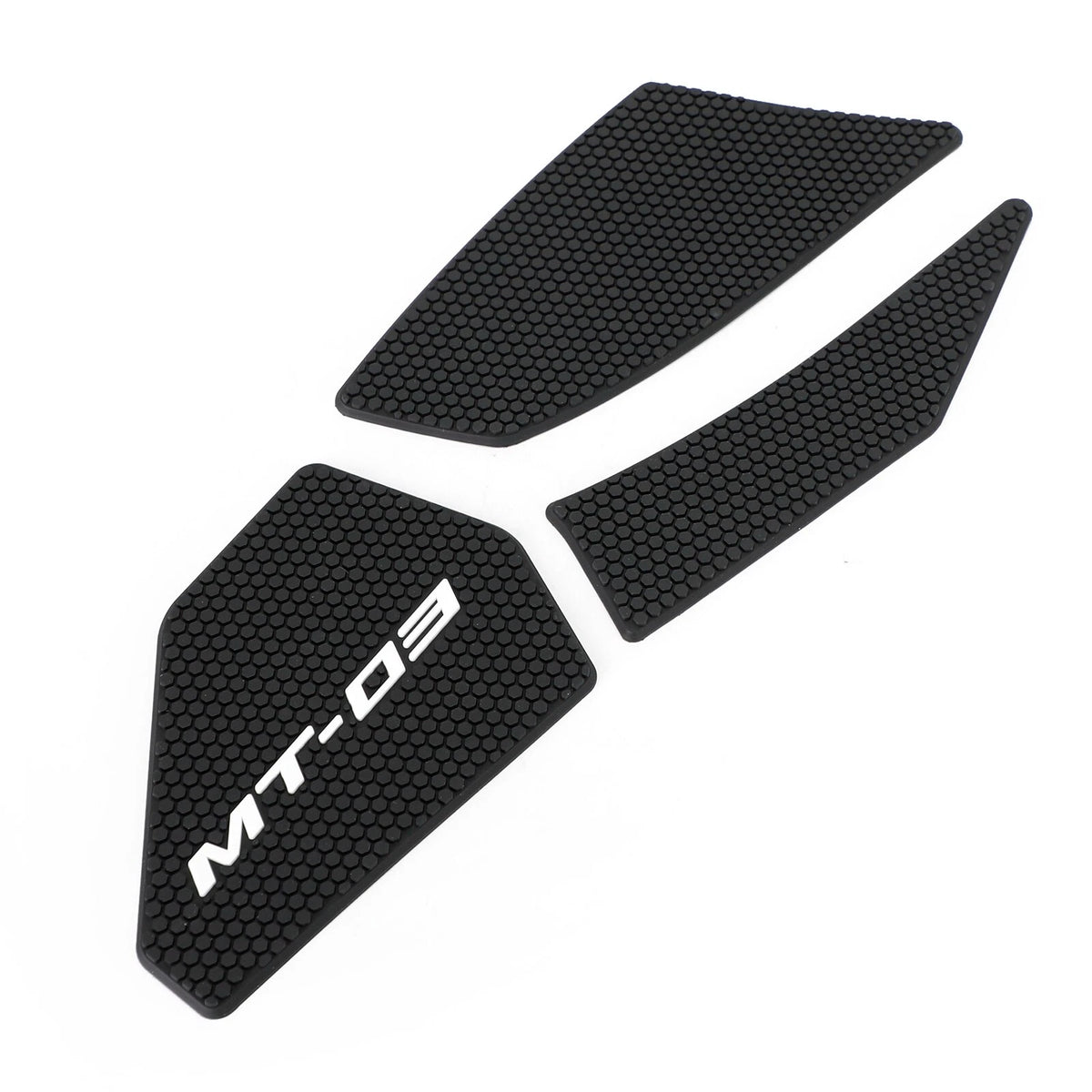 Black Side Tank Pads Grip Protectors for Yamaha MT-03 (2020–2022)