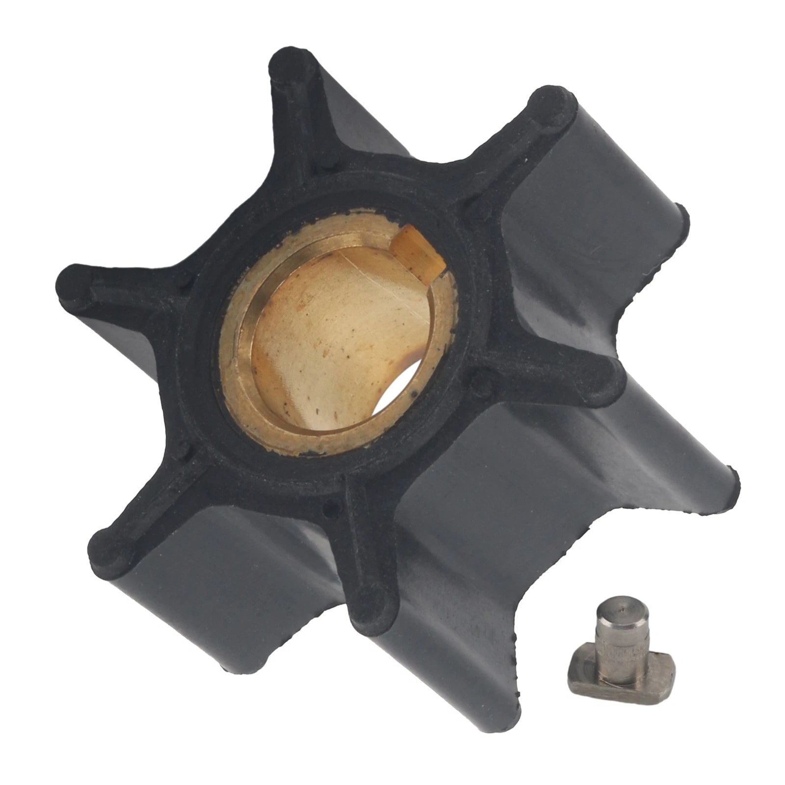 Water Pump Impeller & Key for Evinrude Johnson Outboard (0387361)