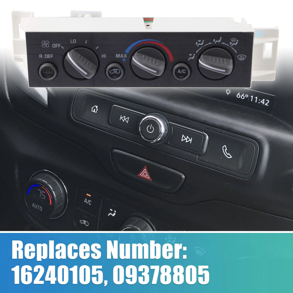 HVAC A/C Heater Climate Control Panel Switch for Chevy C1500 Tahoe (1996–1999)