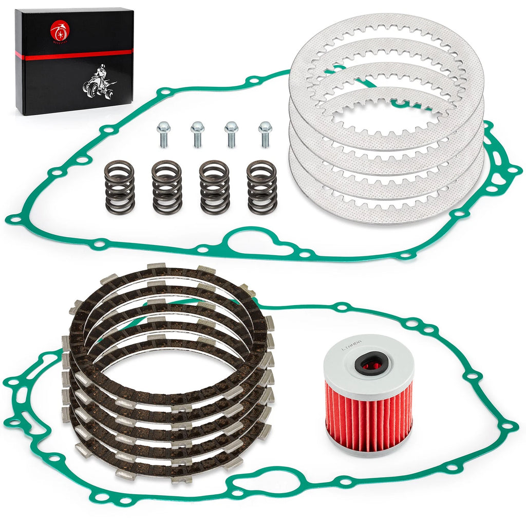 Clutch Friction Plates & Gasket Kit for Kawasaki Bayou 300 KLF300C (1989–2005)