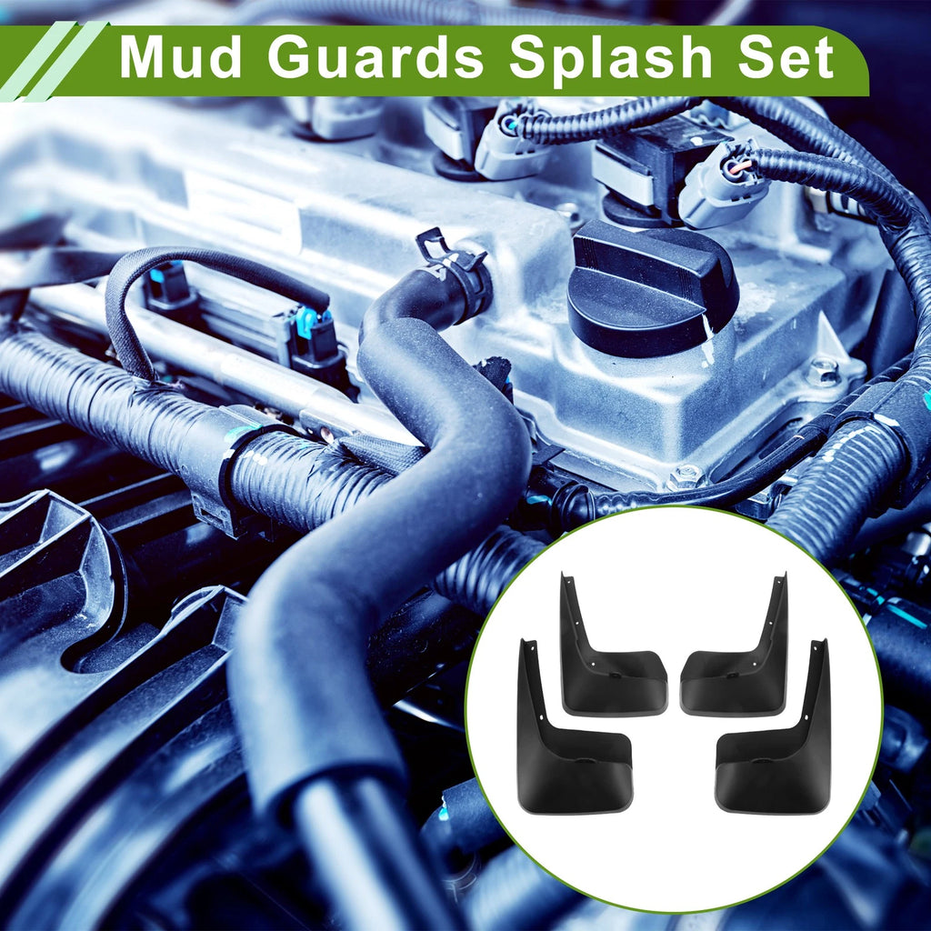 Mud Flaps Splash Guards 1 Set Mud Guards for Dodge Town & Country (2011–2017)