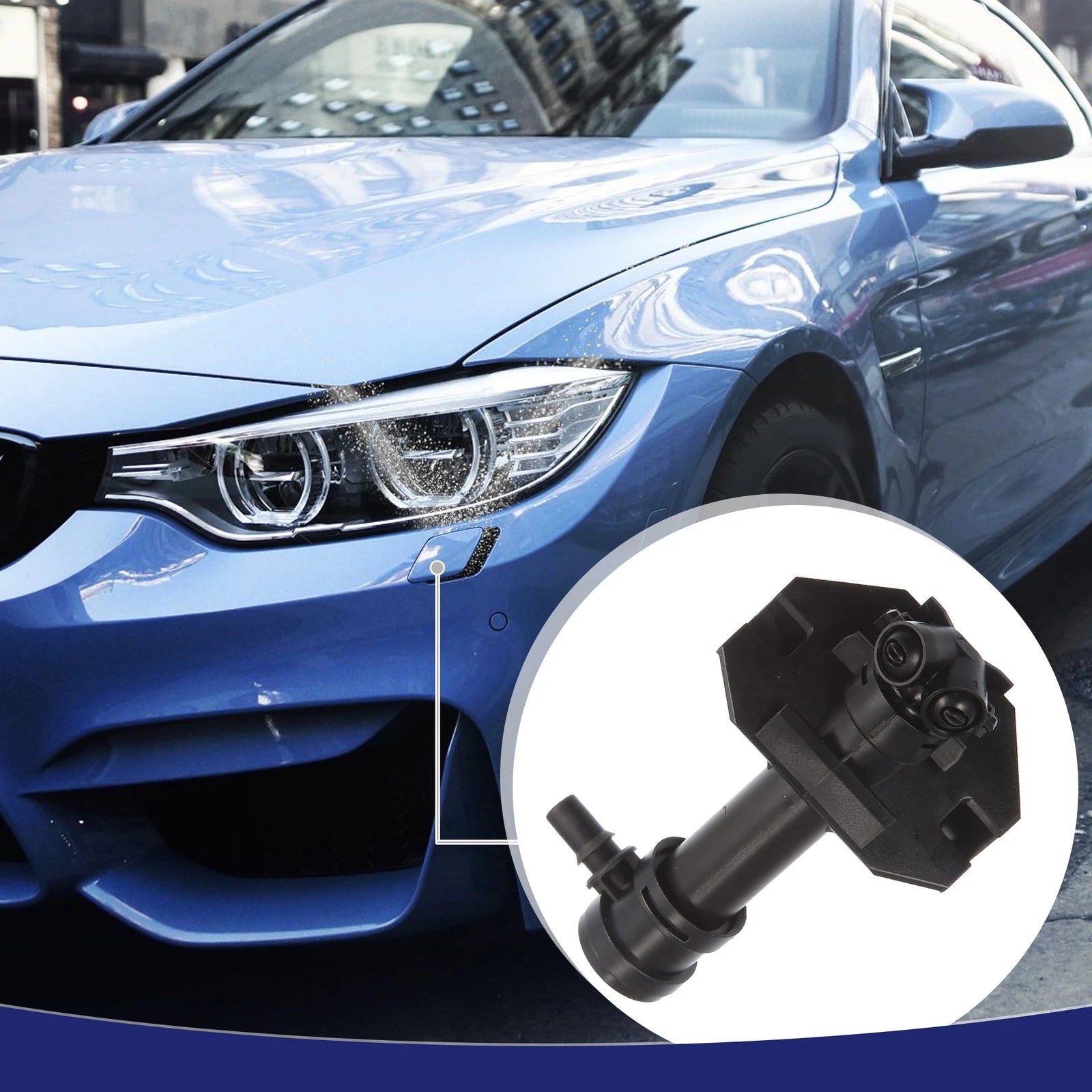 Left Headlight Washer Nozzle Sprayer Jet for Audi Q3 (2012–2014)