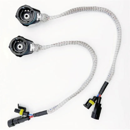 2X D2S D2R HID Xenon Bulb Adapters Wire Harness for
