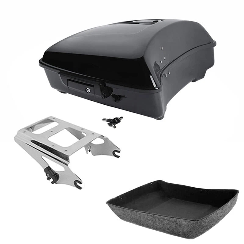 Chopped Trunk Two Up Mount Rack for Harley Touring FLHX (2009–2013)