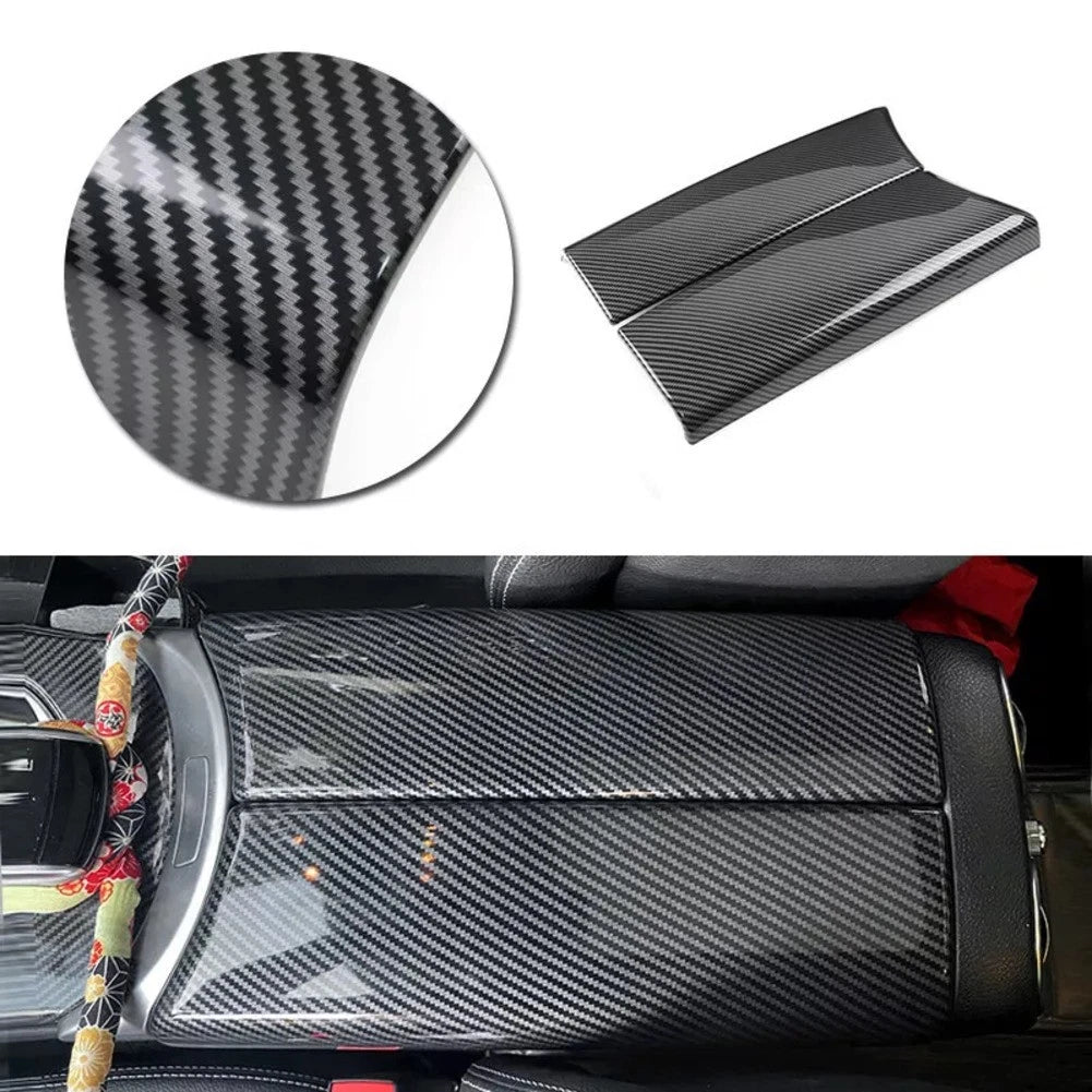 Console Armrest Box Cover for Mercedes (Carbon Black)
