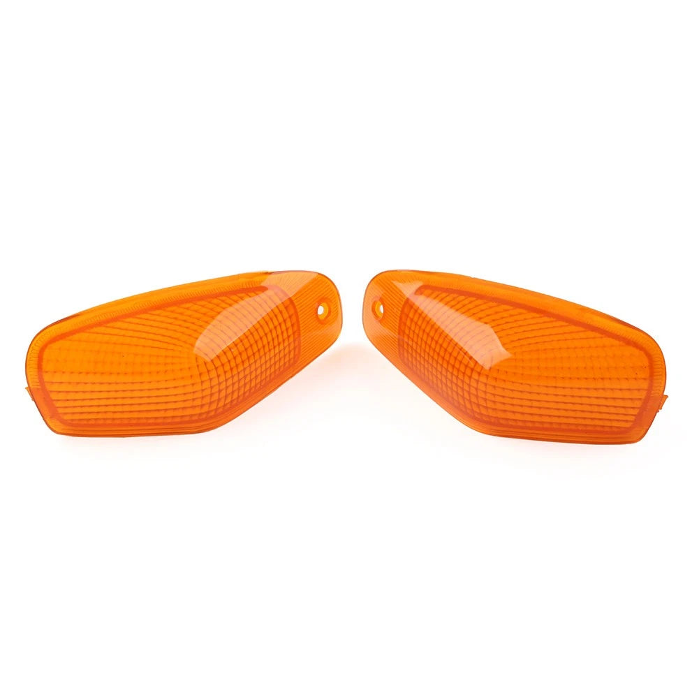 Front Turn Signal Indicator Lens Pair for Kawasaki ZZR400 (1993–2003) ZZR600 (1993–2008)