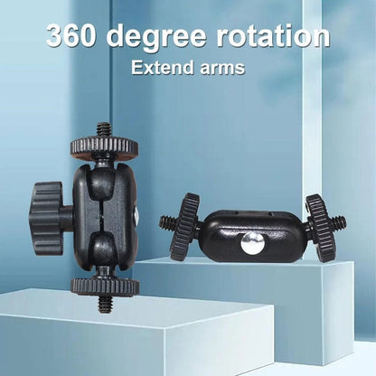 Adjustable Phone Mount Arm for Cameras with 360 Degree Rotation