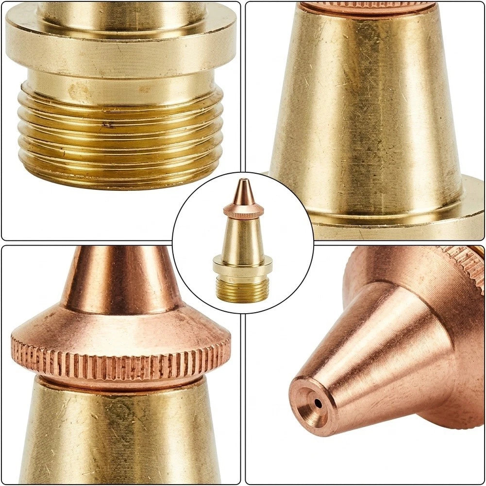 Type H Handheld Brass Nozzle for Welding (1.6 cm, 3.5 cm)