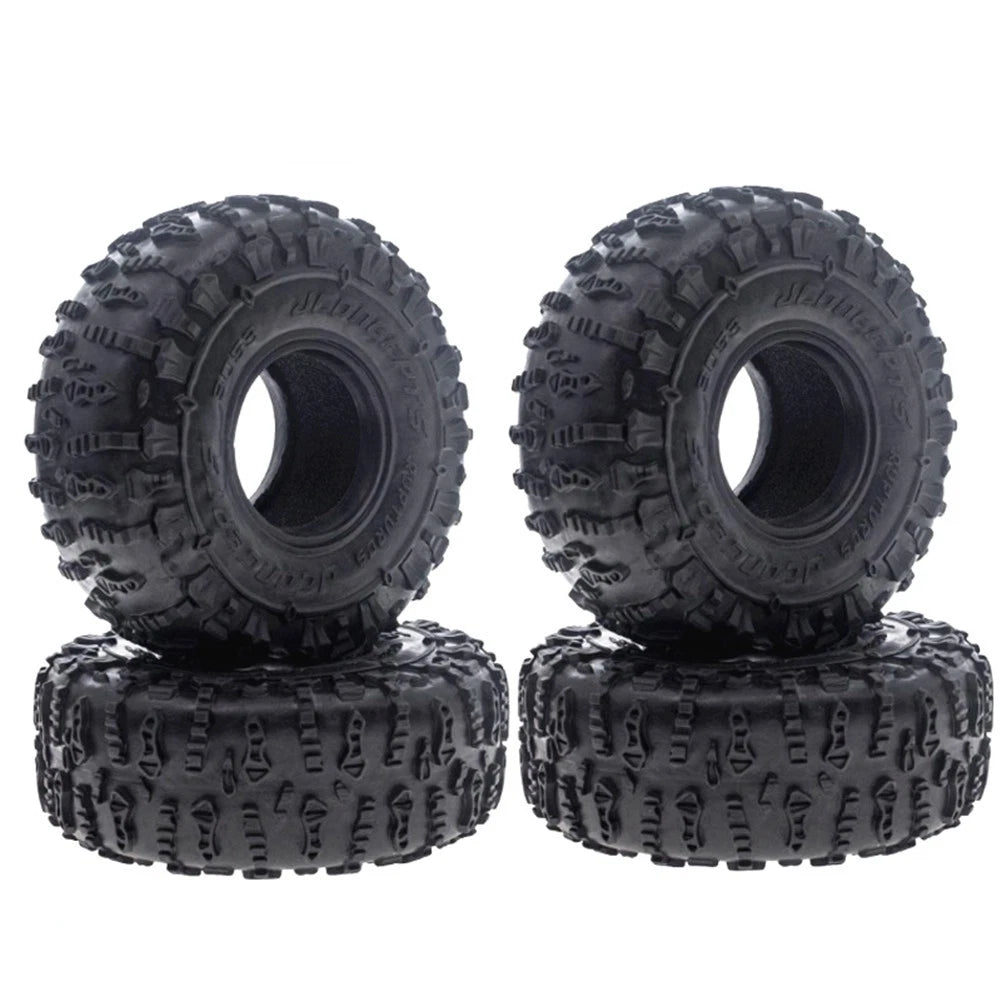 Set of 4 Rubber Wheel Tyres Covers for 1/10 RC Car (Universal)