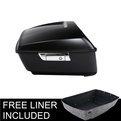 Matte Black King Trunk Luggage for Harley Touring Electra Street Glide (2014–2026)