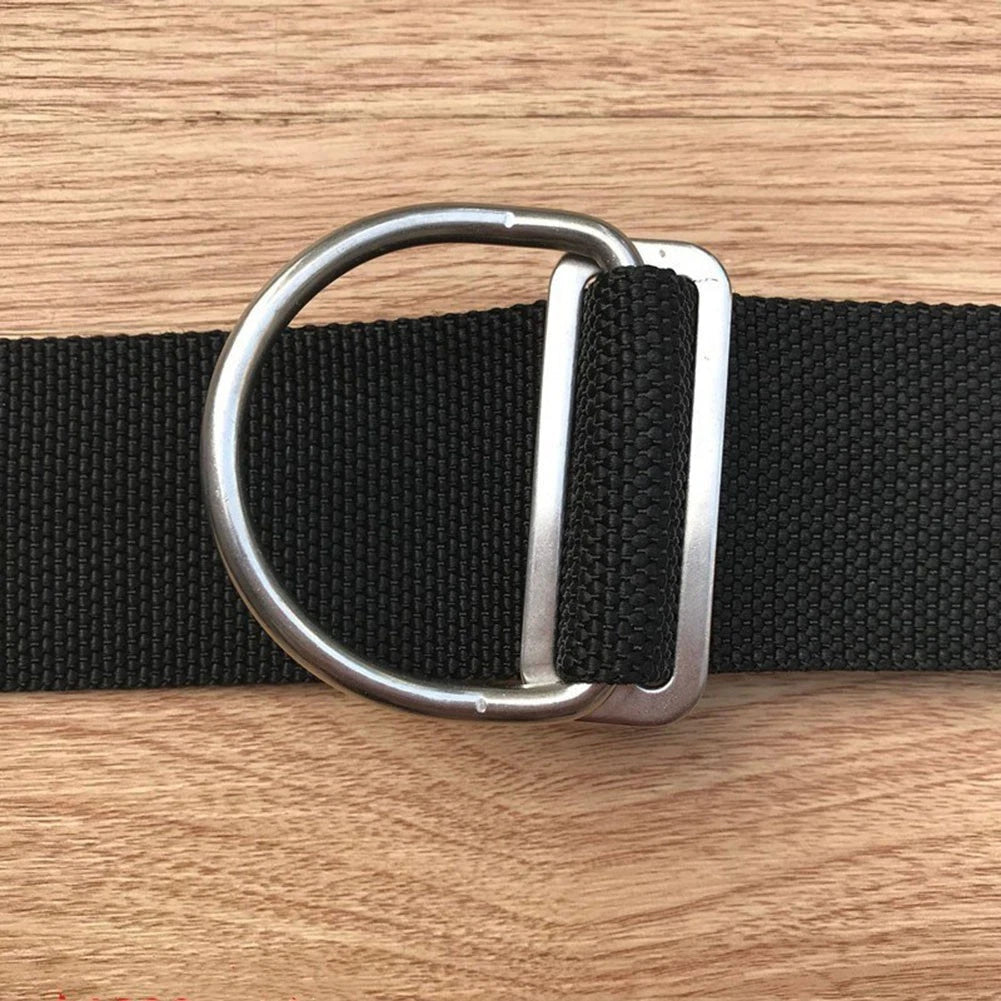 316 Stainless Steel Diving D-Ring Webbing-Keeper Clip for Universal Use
