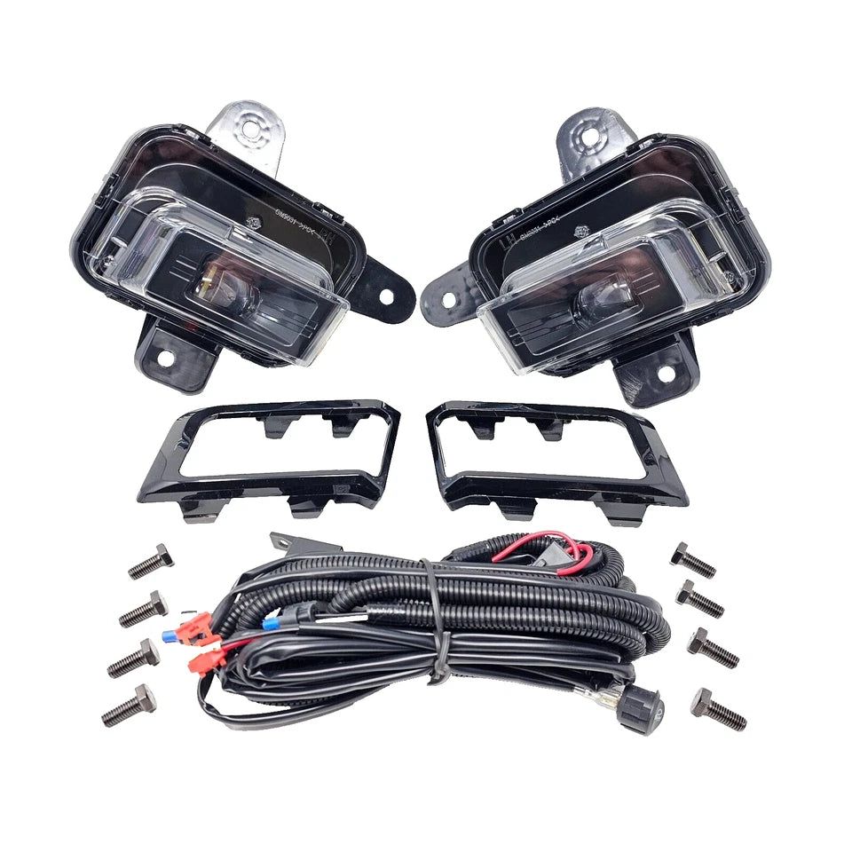 LED Fog Lights with Switch & Wires for GMC Sierra 1500 (2022–2024)