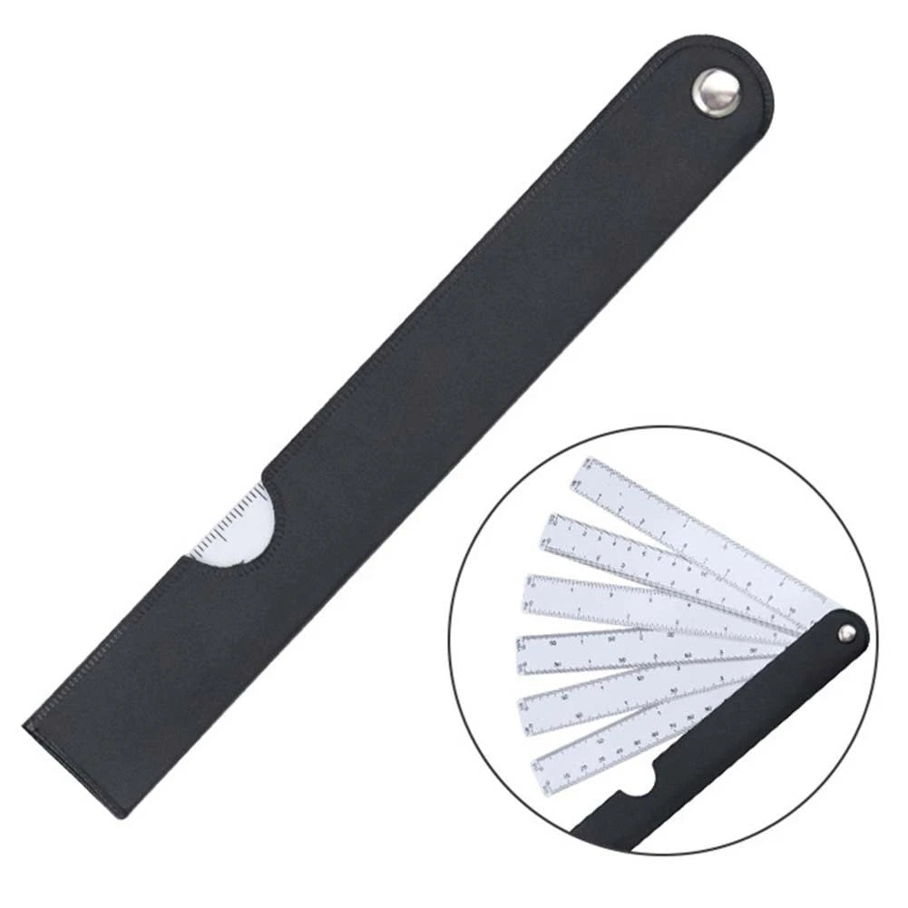 Multifunctional Foldable Ruler with Clear Calibration for Precision Measuring