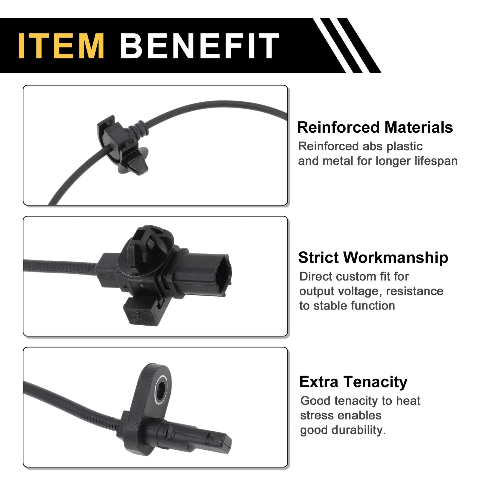 ABS Wheel Speed Sensor Replacement for Honda Civic Front Left (2006–2021)