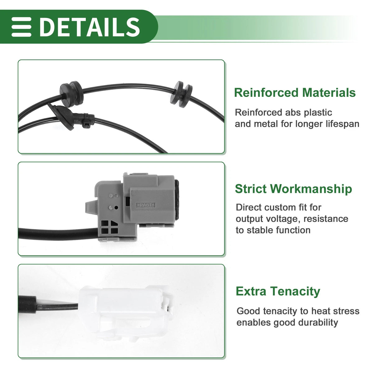 ABS Wheel Speed Sensor No. 8951612180 for Toyota Corolla (2014–2019)