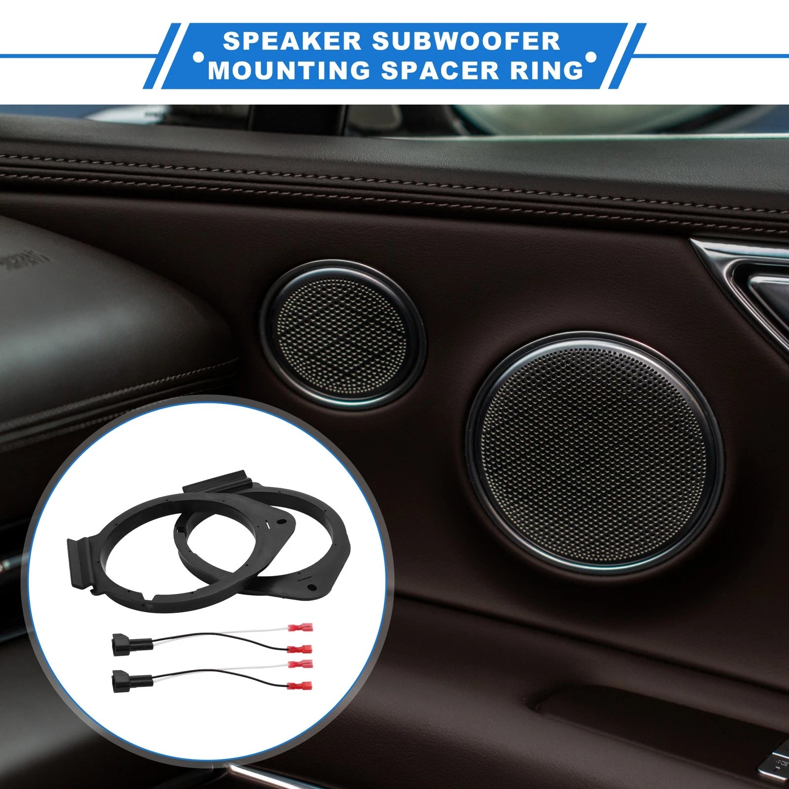 Tweeter Speaker Spacer Adapter for GMC Yukon 6x9 Inch 2 Set (2007–2014)