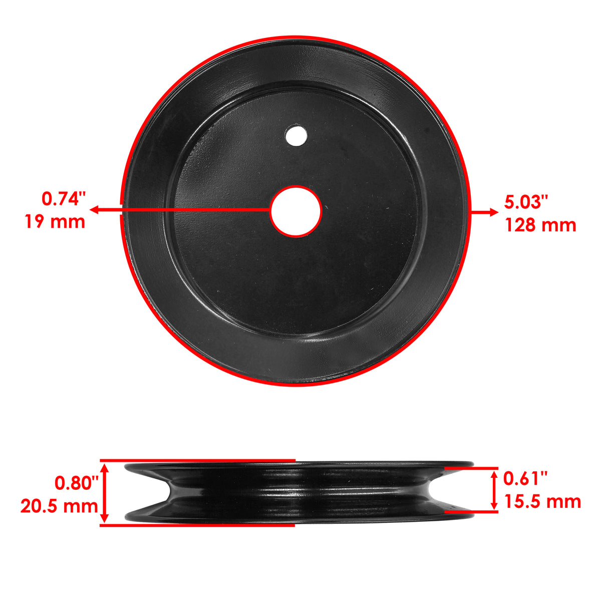 50" Deck Spindle and Pulley Assembly for MTD Cub Cadet (2004–2004)