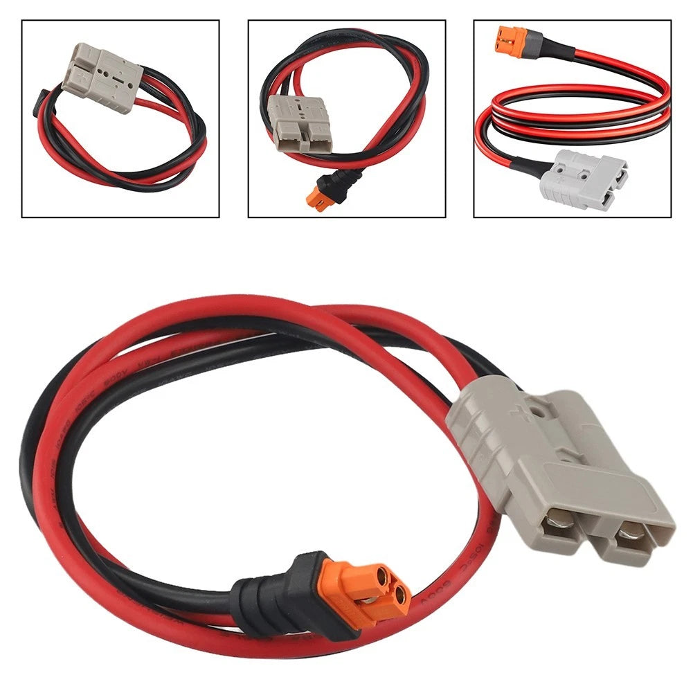 Quick Connect Cable 10AWG for Anderson 50A to XT60i for Solar and RC