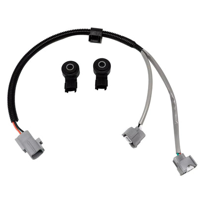 Set of 2 Engine Knock Sensors & Harness Wire for Corolla (2003–2012) 8221908010