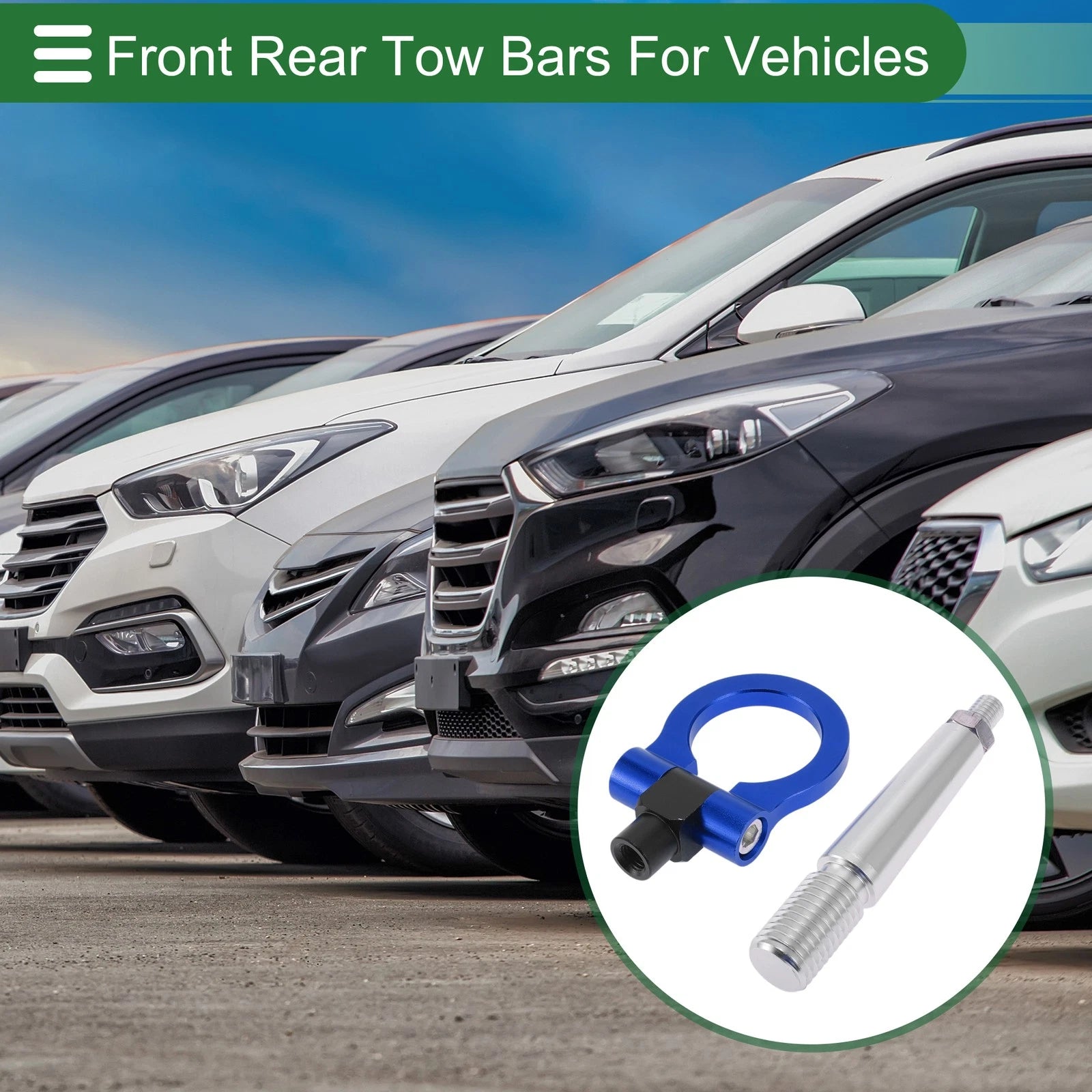 Tow Hook 23.6mm Aluminum Alloy for Mitsubishi Lancer EX (2007–2012)