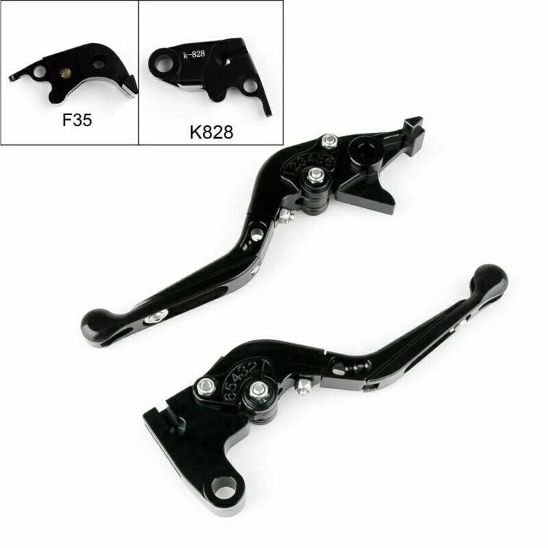 Adjustable Folding Brake Clutch Levers for Kawasaki ZX636R/ZX6RR (2003–2006)