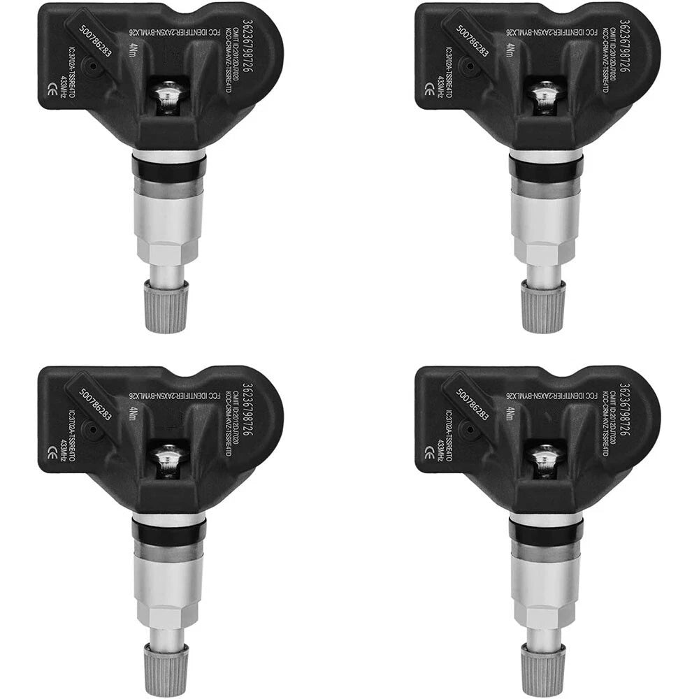 4Pcs TPMS Tire Pressure Sensor For BMW E82 E90 E60 E66 E70 X3 X5 Z4 36236771034