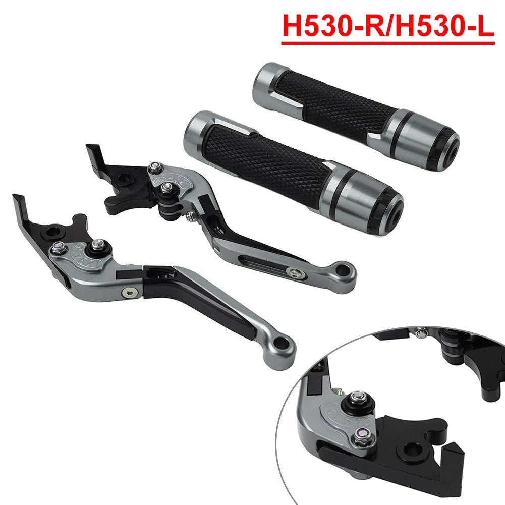 Folding Extendable Brake Clutch Levers Grip Kit for Yamaha TMAX 530/560 (2012–2023)