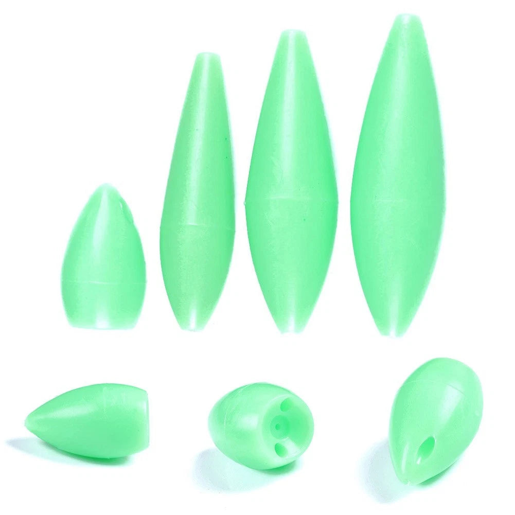 4PCS Glow Weighted Fishing Float Accessories for Universal Use