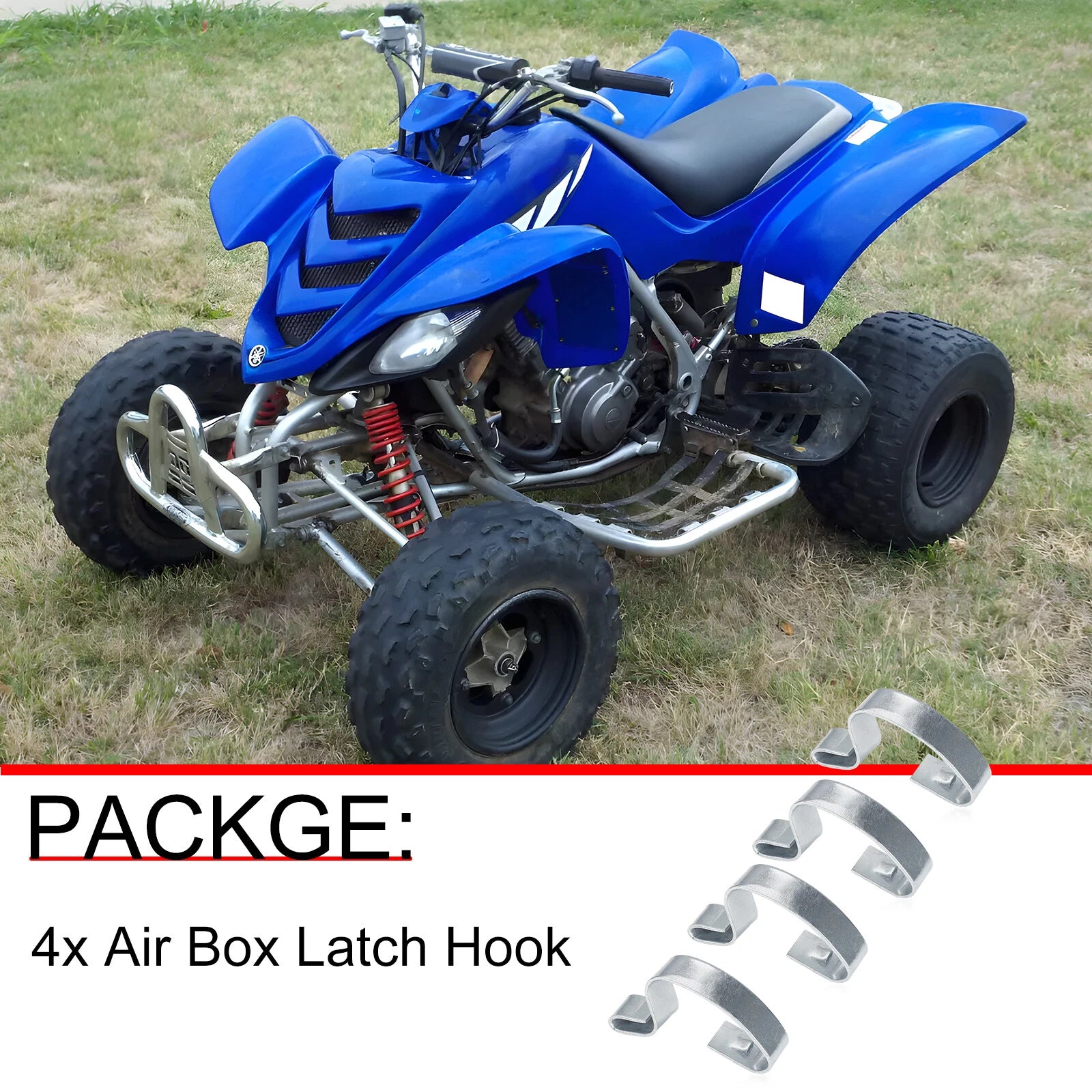 Air Box Latch Hook for Yamaha Raptor 50 80 125 250 350 660R 700 700R Kodiak 400 (2001–2023)