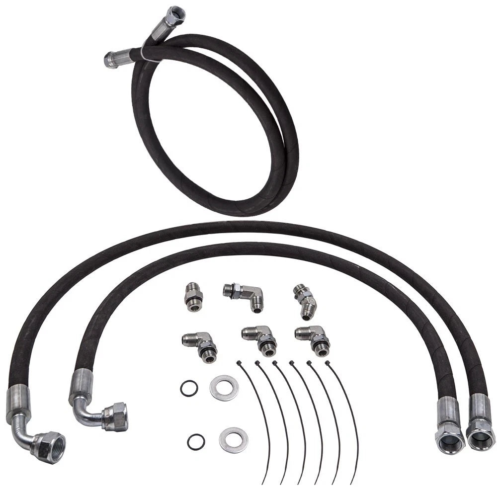 Transmission Cooler Lines w/ Adapters for GMC Duramax 6.6L (2005–2010) 5500PSI