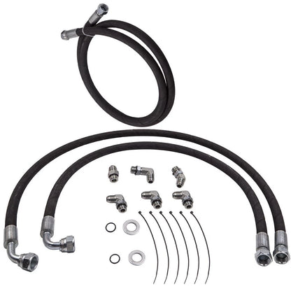 Transmission Cooler Lines w/ Adapters for GMC Duramax 6.6L (2005–2010) 5500PSI