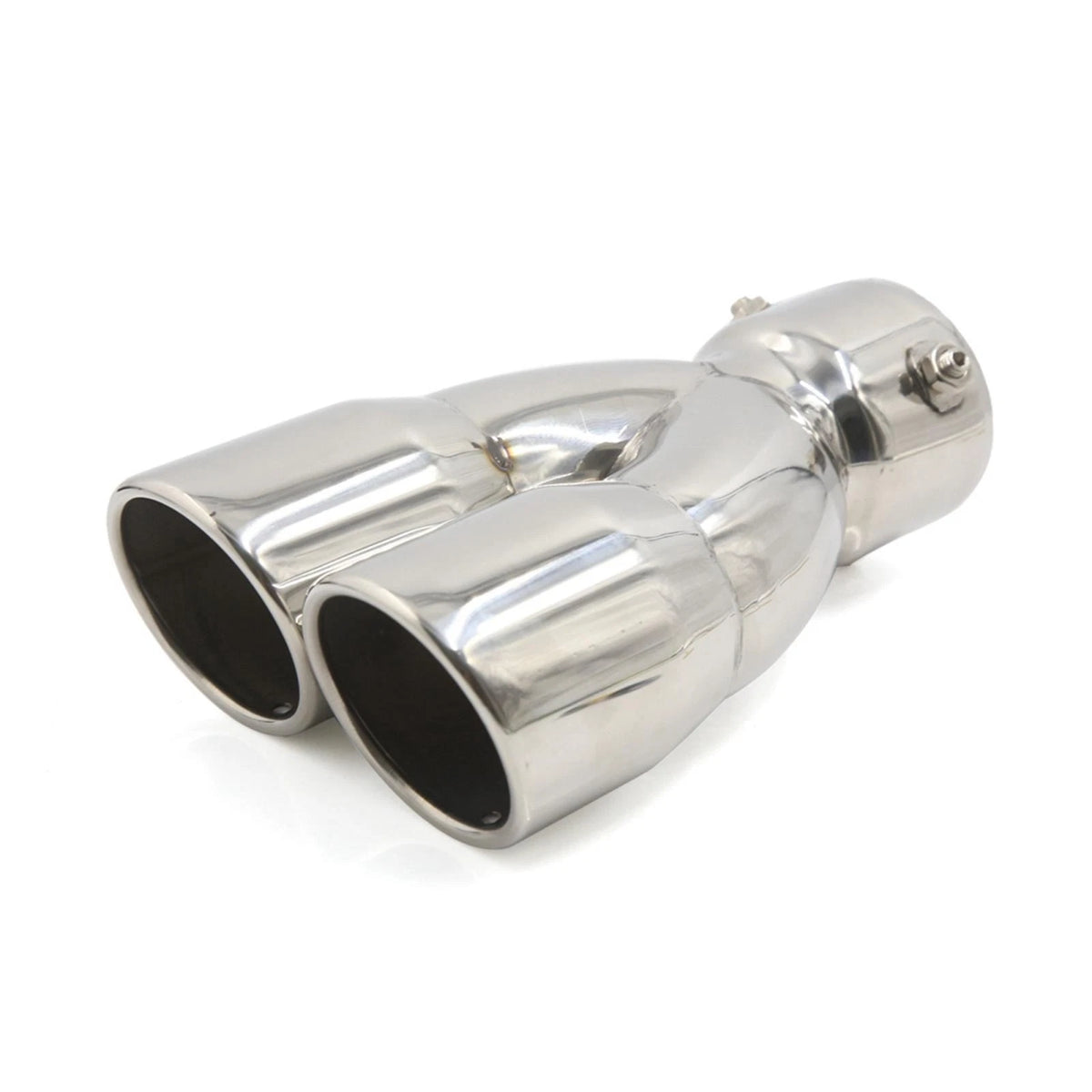 75mm Inlet Exhaust Pipe for Car (Dual Twin End Tips)