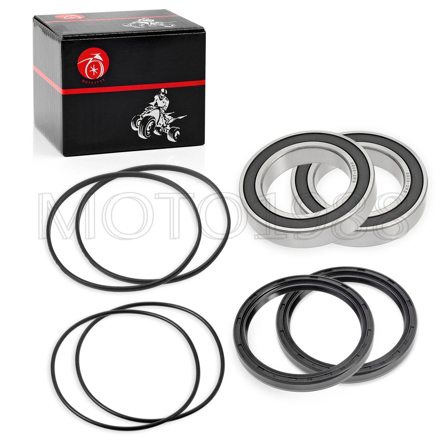 Rear Axle Wheel Bearing & Seal O-RING Kit for Honda TRX400X TRX400EX TRX300EX (2004–2014)