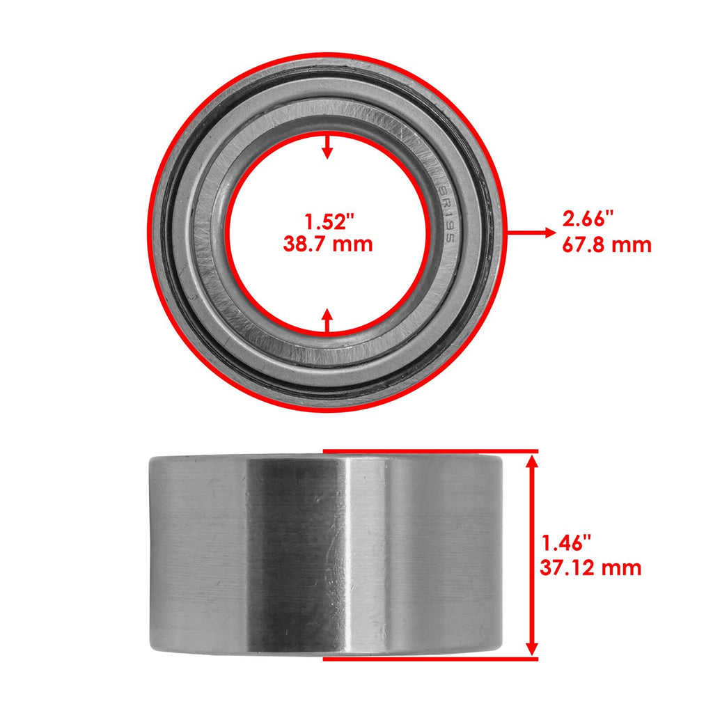Front Wheel Bearing Replacement for Can-Am Maverick X3 Max RR 4x4 XMR (2020)
