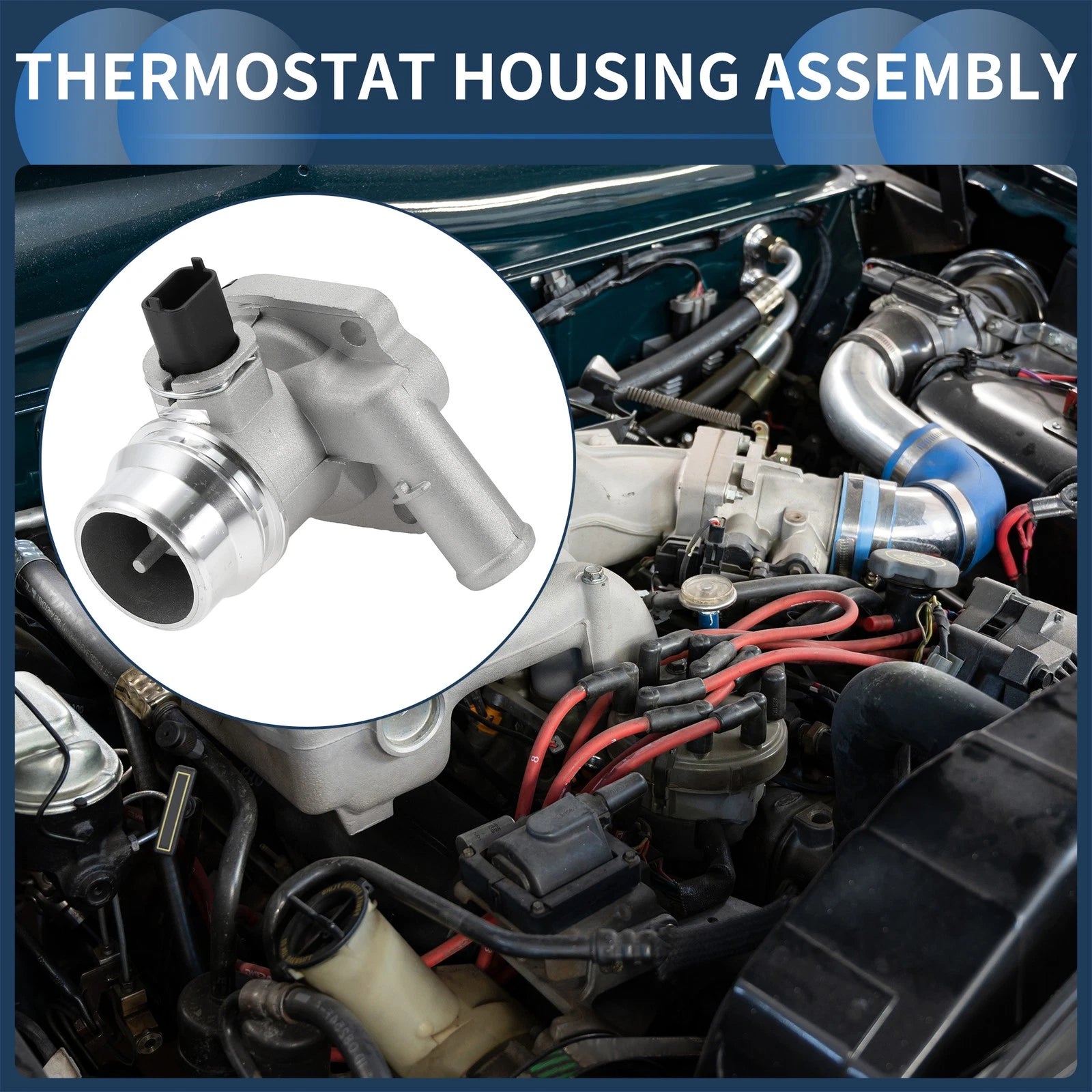 Engine Coolant Thermostat Housing Replacement for Chevrolet Cruze (2011–2015)