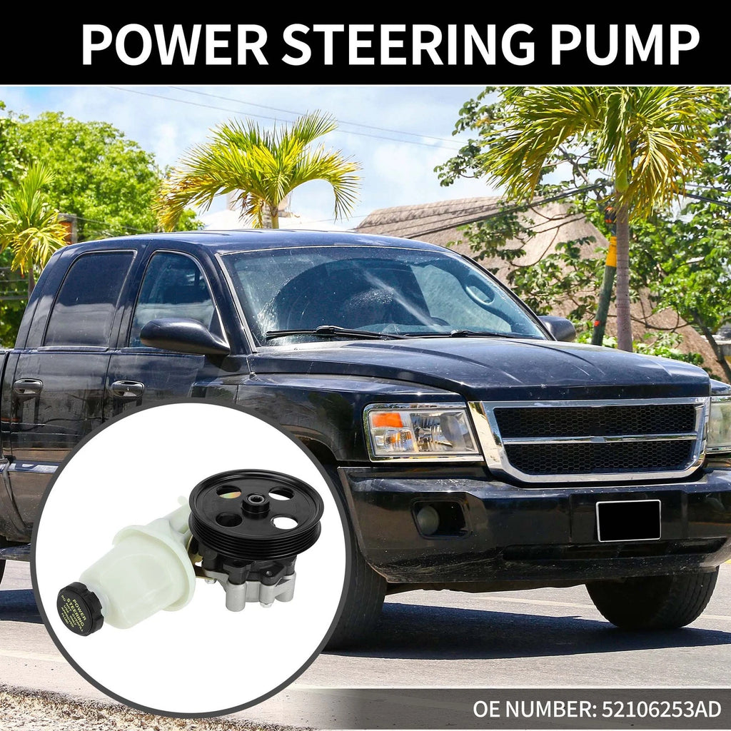 Power Steering Pump Assembly with Pulley for Dodge Dakota Durango (2001–2004)