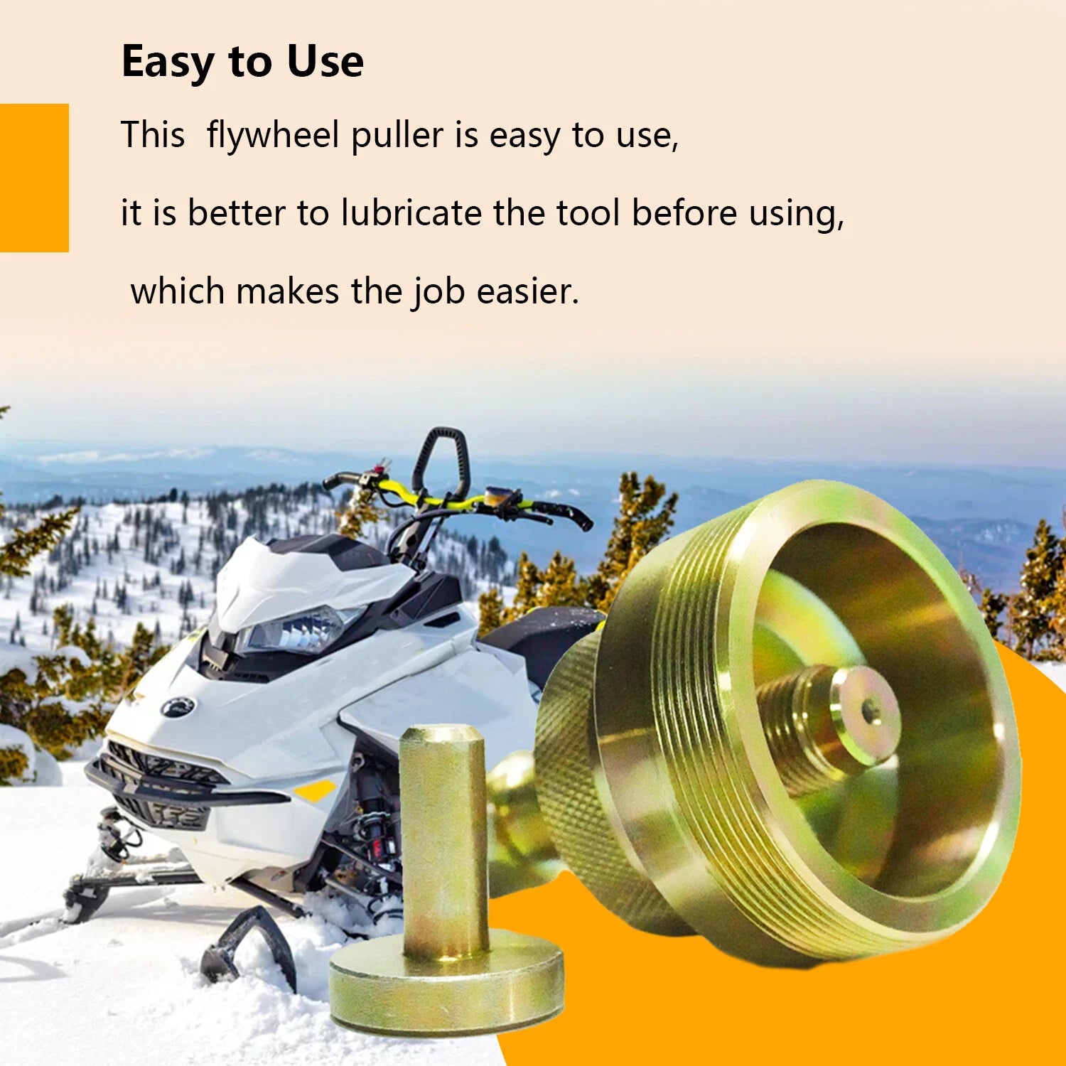 Flywheel Puller Tool for Ski Doo Renegade Summit Backcountry MXZ 850 (2017–2023)